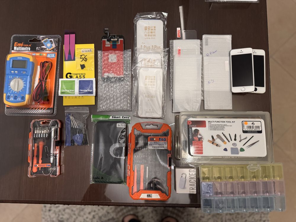Equipamentos de arranjo iPhone + Capas + Peliculas