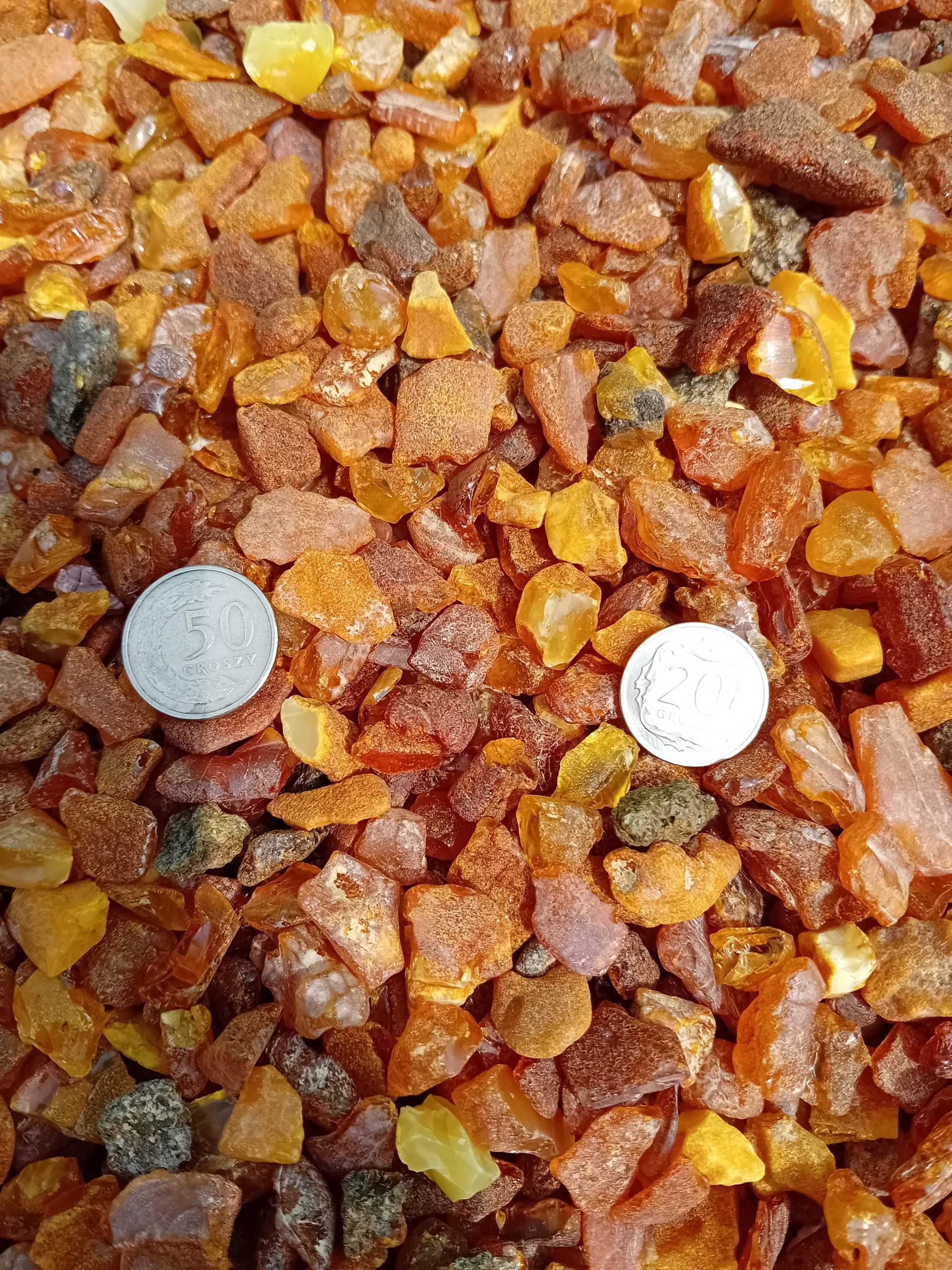 bursztyn surowy bałtycki śieka bęben.