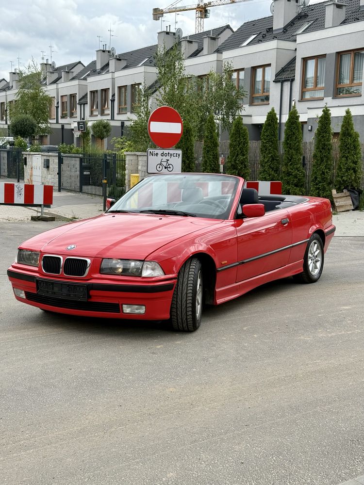 BMW e36 cabrio 1999r klima Hellrot