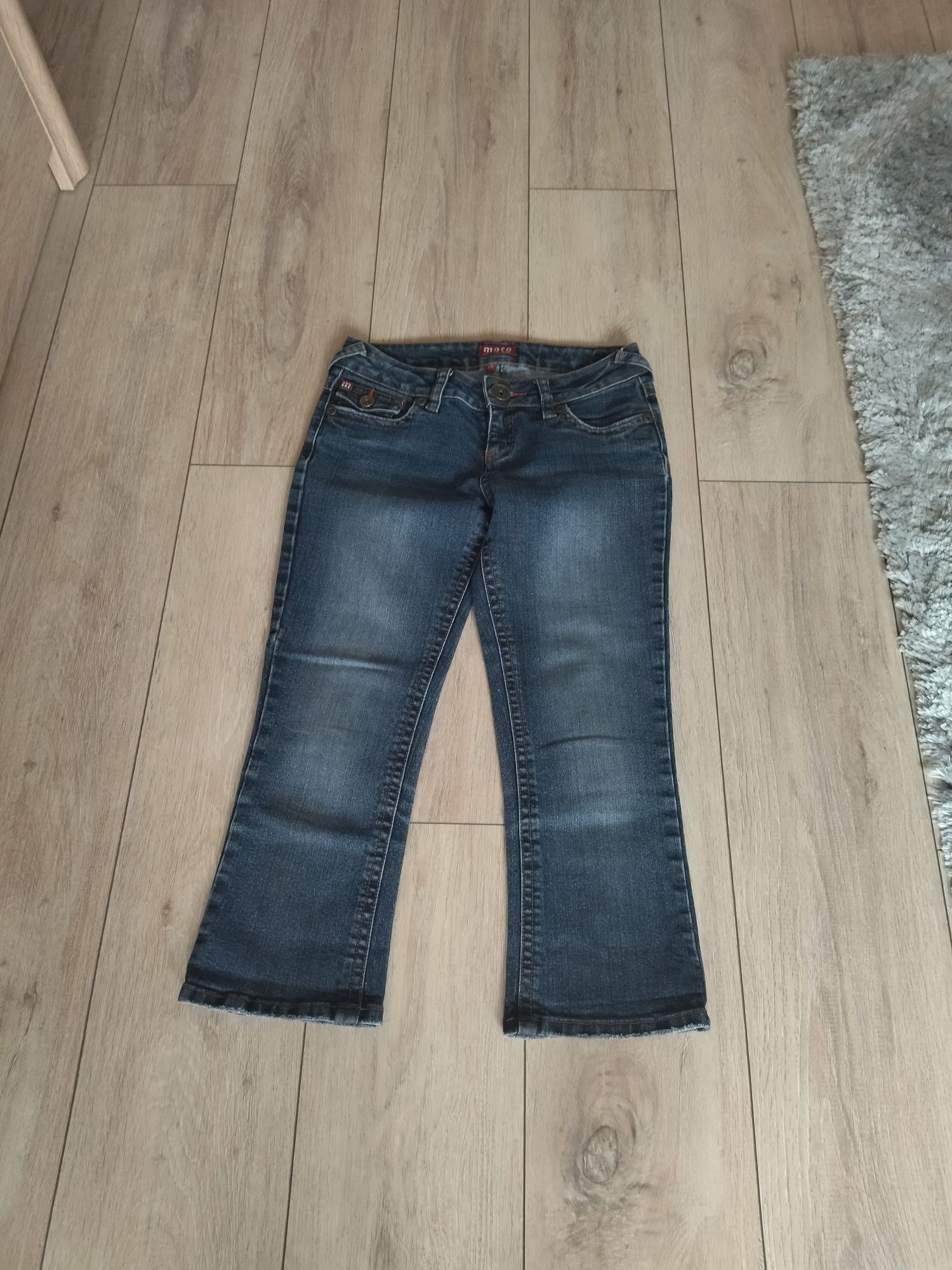 Rybaczki damskie jeans - stan nowe z laycrą r S