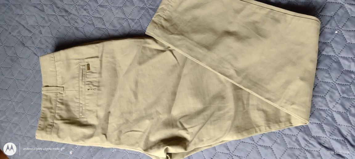 Spodnie damskie Mango 42 kolor khaki