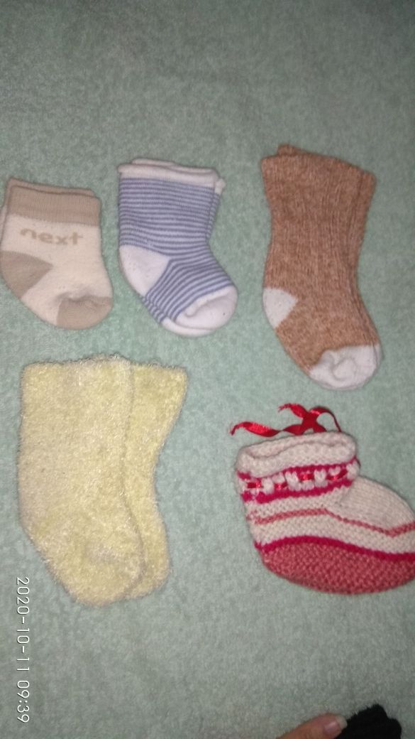 Носочки для новорожденных
