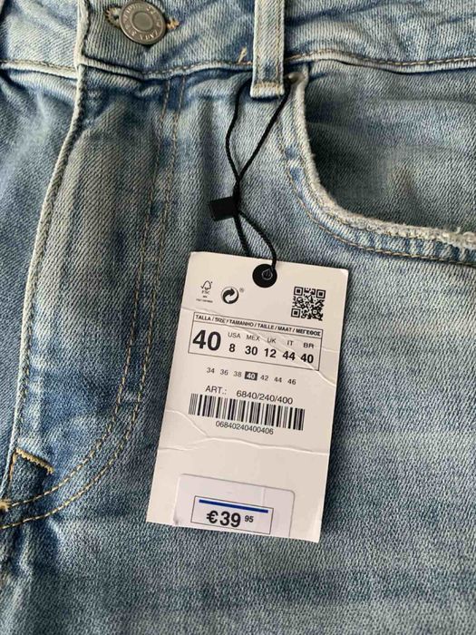 Нові джинси Zara з етікеткою р.40