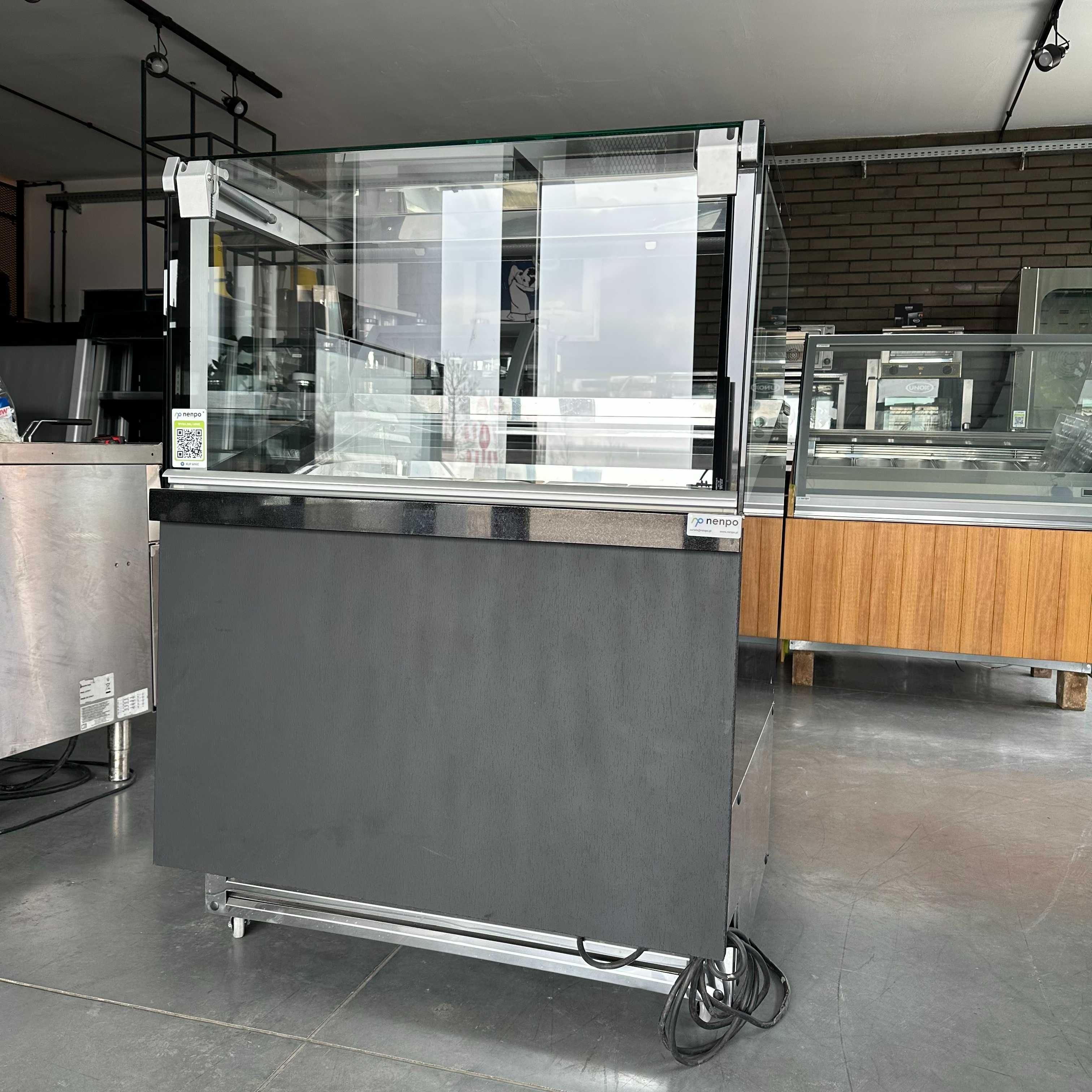 Witryna na lody GP Production 4 smaki czarny