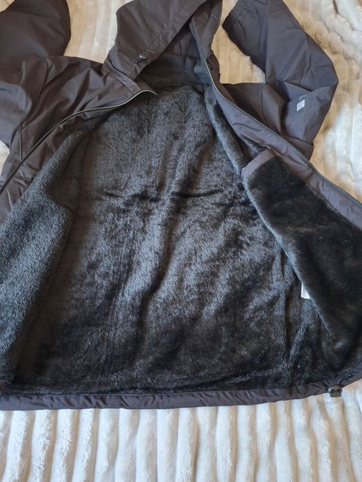 Męska kurtka ocieplana z kapturem XL