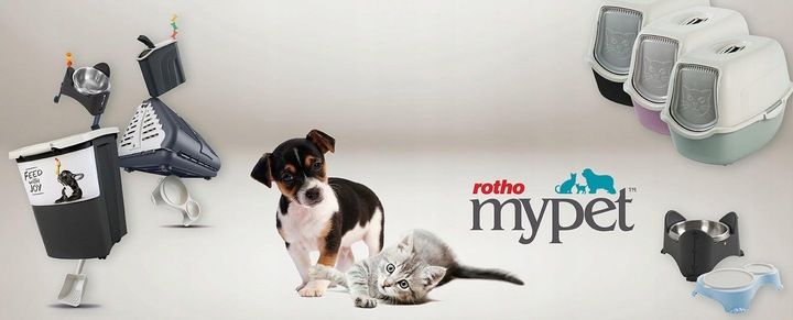 Pojemnik Na Karmę Na Kółkach Rotho Archie 38l 18kg