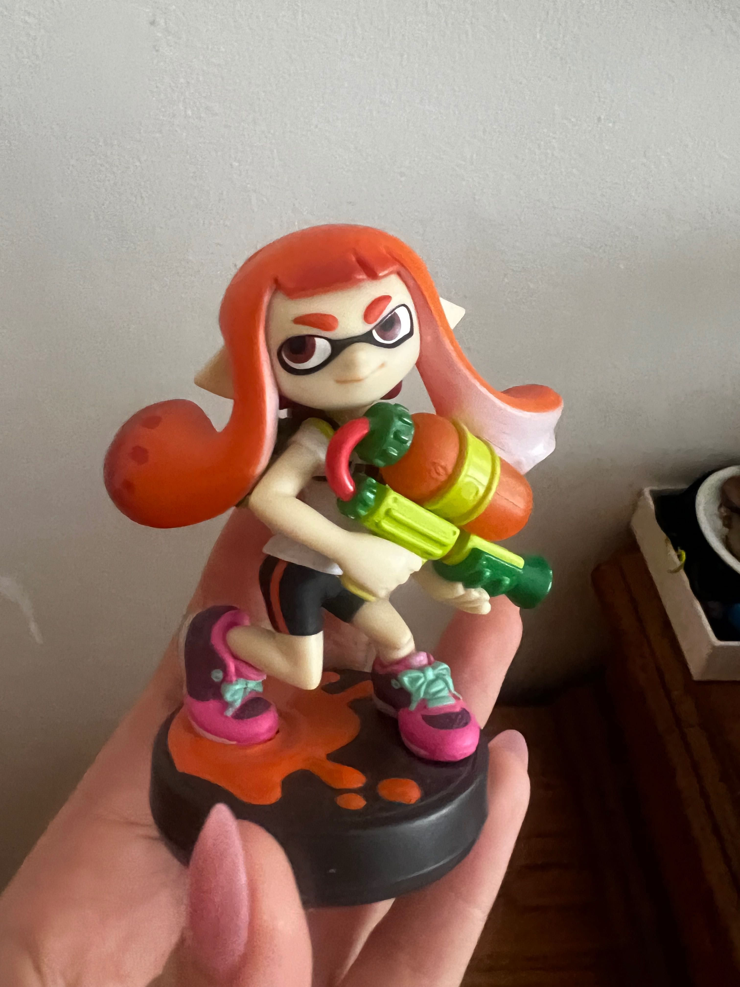 Amiibos Splatoon 2 em prefeito estado