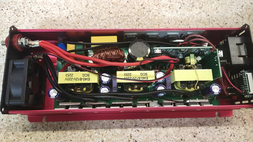 Инвертор 12/220В чистый синус 3000w