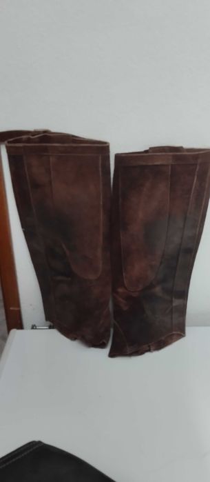 Polainas para equitação , esporas, calças