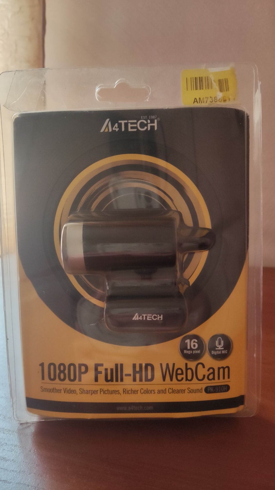 Веб-камера A4Tech PK-910H Black/Silver