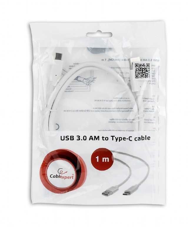 Gembird Kabel USB 3.0 C AM/CM 1m/biały