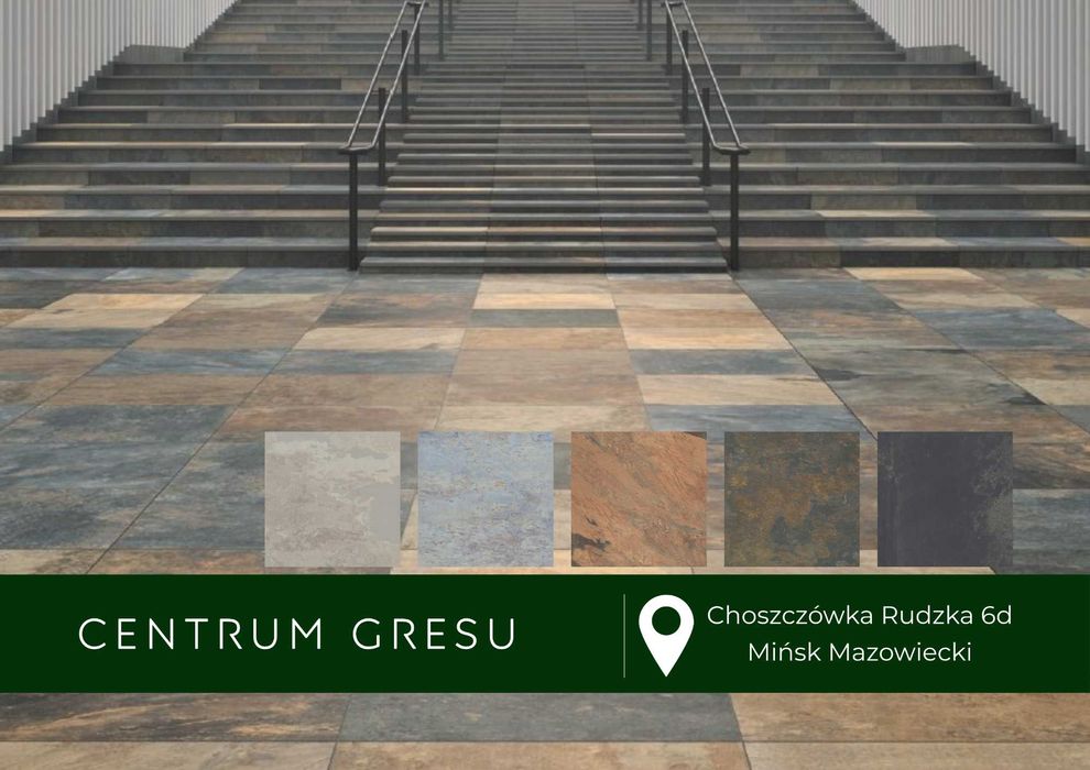 Płyta Płytka tarasowa PEACOCK 60x60x2 cm GRES Taras Podjazd Altana