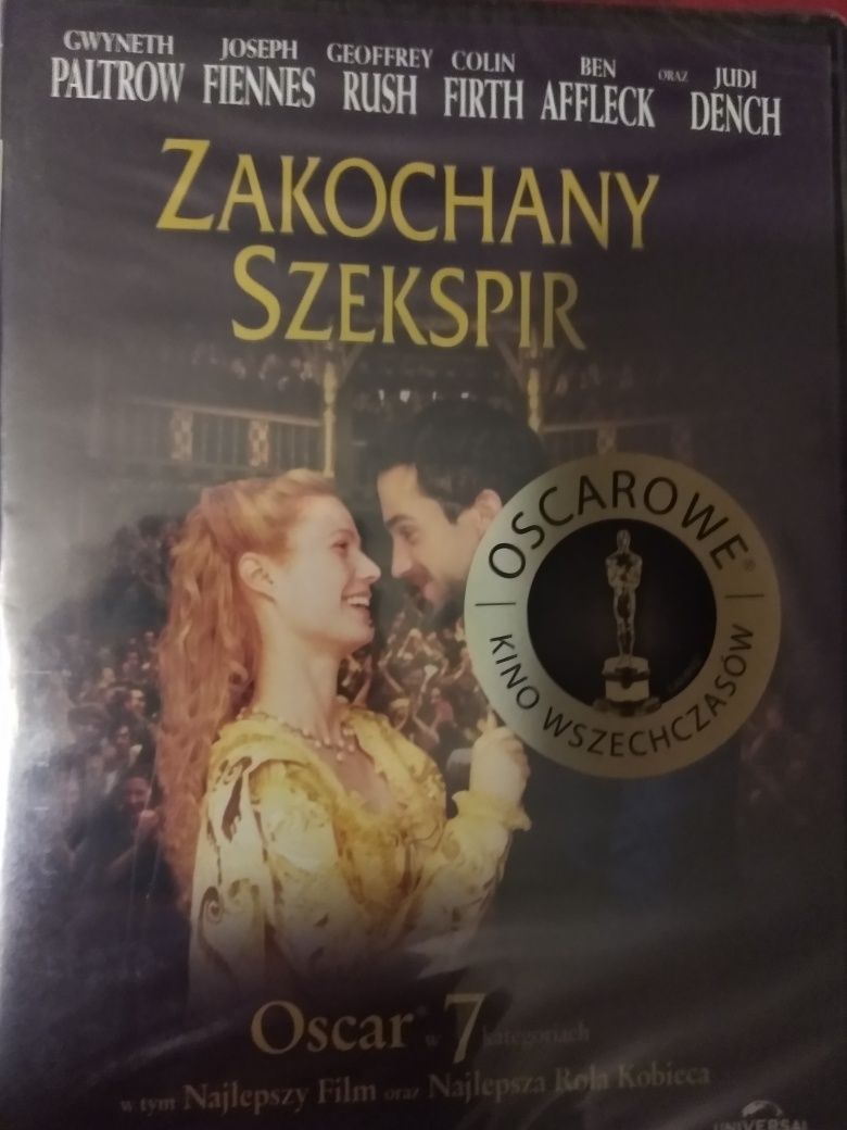 Film Zakochany Szekspir dvd , nowy