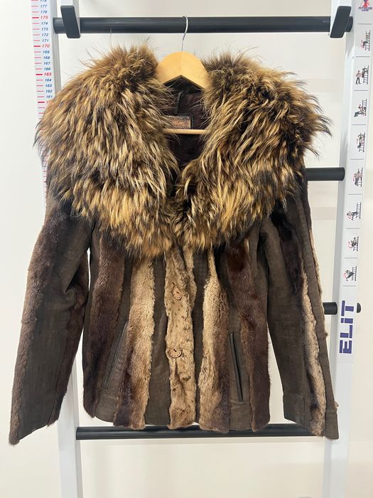 Продам полушубок з кусочків норки і