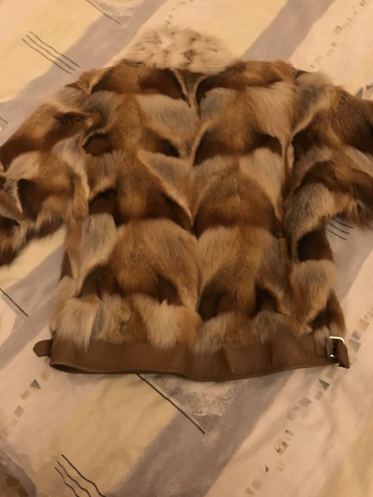 Куртка меховая из лисы