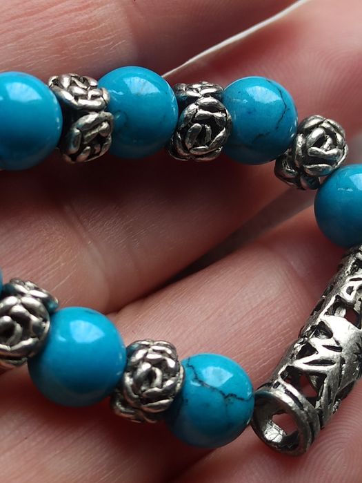 Bransoletka z turkusów, turkusowa bransoletka