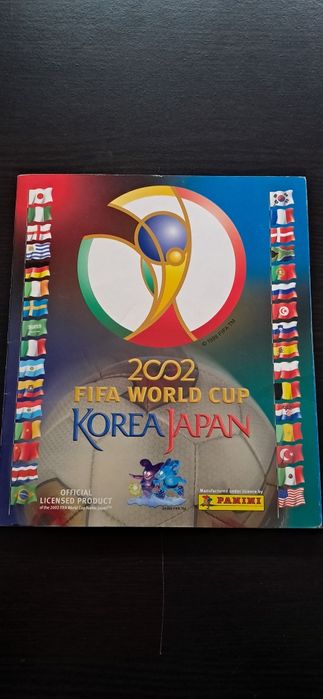 Caderneta futebol Korea Japan 2002 completa da Panini