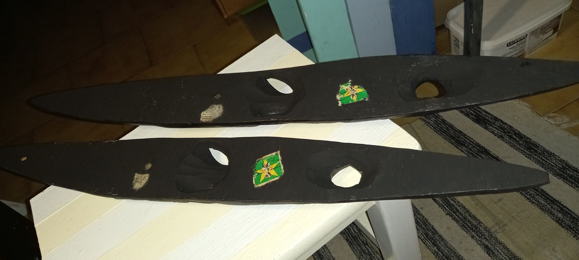 Arte africana,par de caraças