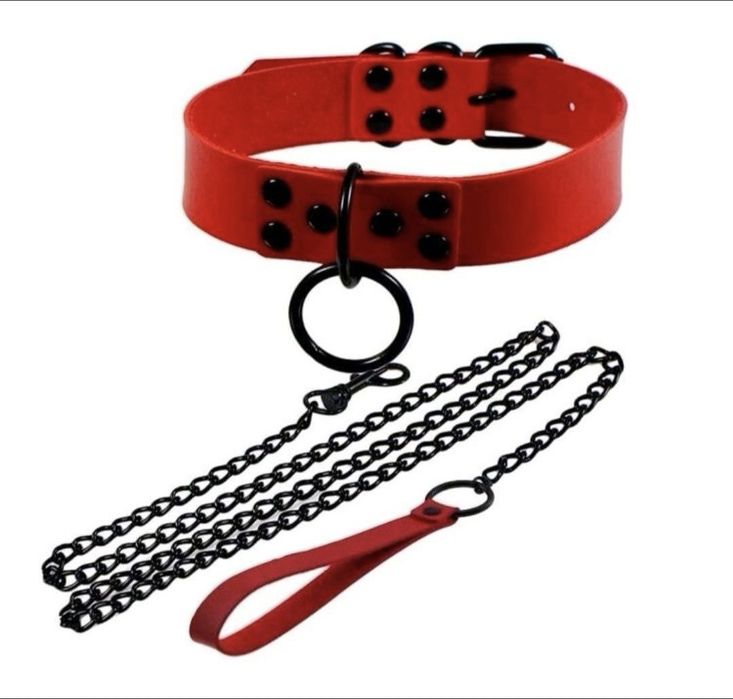 Choker ze smyczą no20