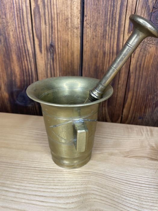 Moździerz z mosiądzu mosiężny S487