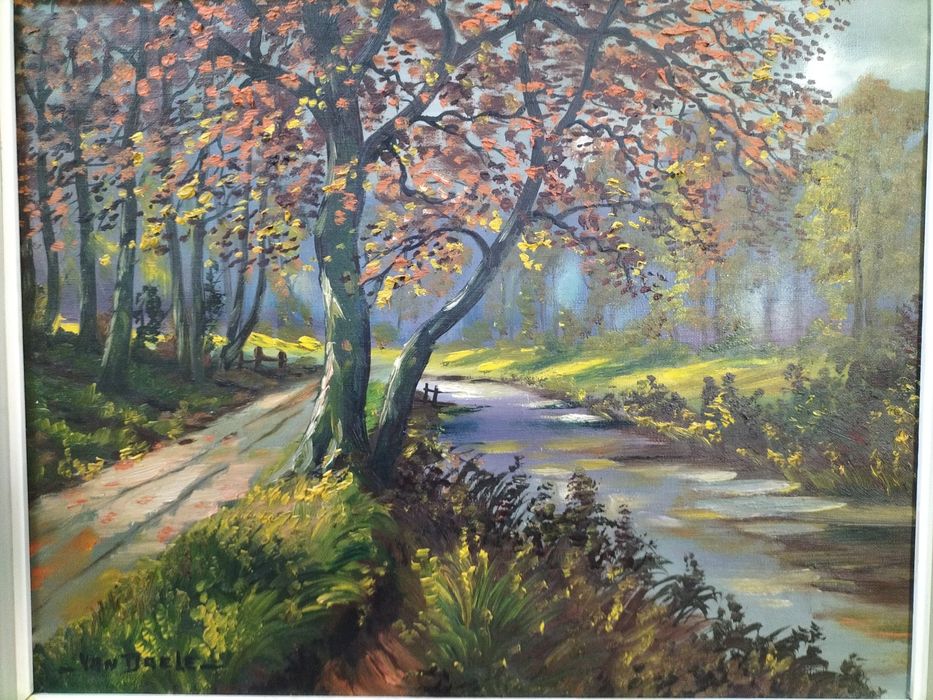 Obraz olejny .Sygnowany.