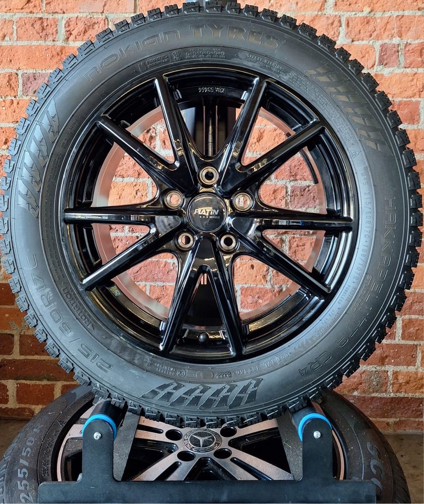 Koła Zimowe 17 VW Multivan T5 T6 T6.1 Nowe 215/60R17C Black Felgi