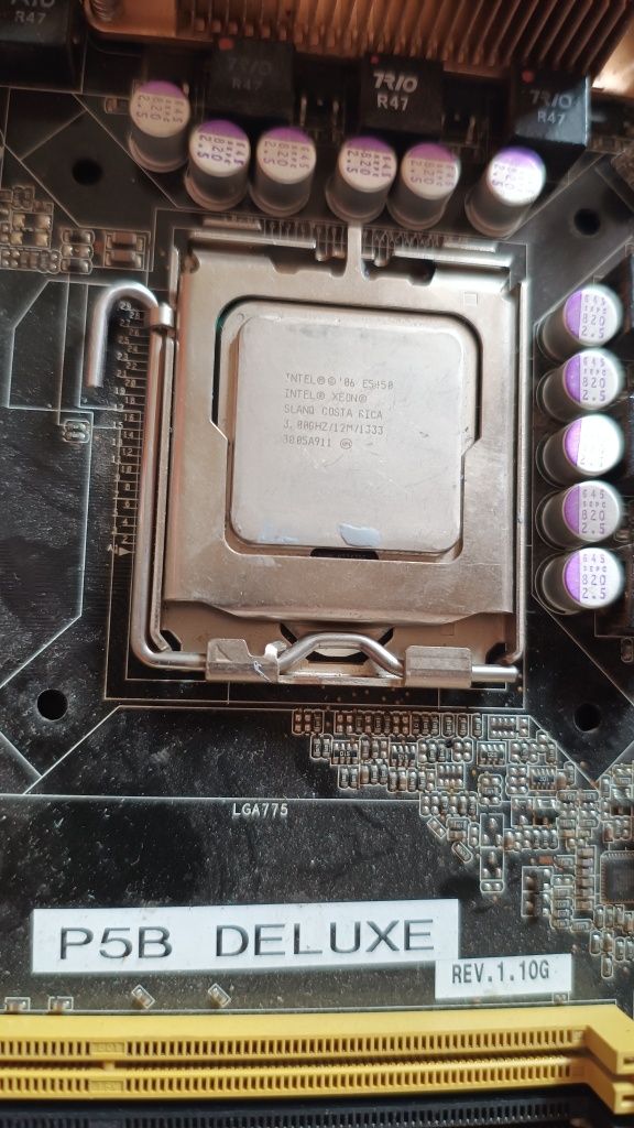 Материнская плата intel сокет 775 xeon e5450