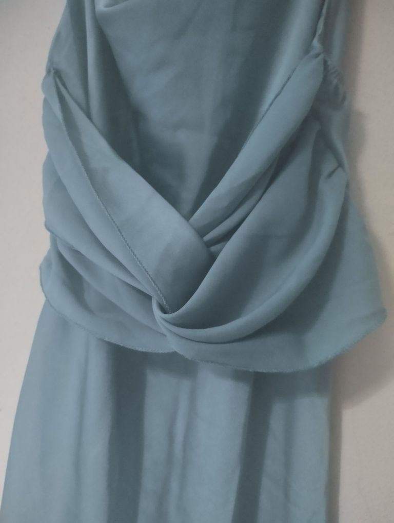 Vestido cetim verde