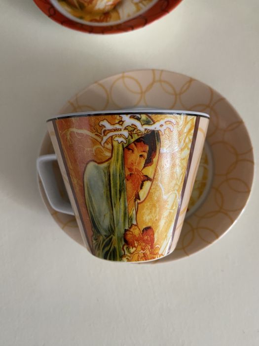 Плрцеляновий набір чашка + блюдце