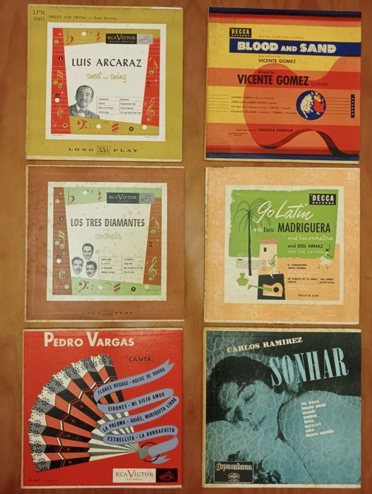 Discos de Vinil de Música Latina- Americana- Anos 50