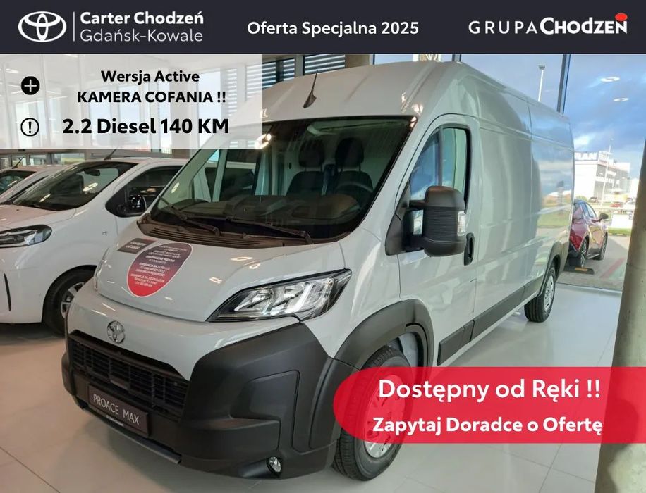 Toyota Proace Max  I L3H2 I 2.2 140KM I Skrzynia Manualna I Dostępny Od Ręki I