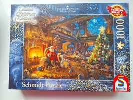 Puzzle Schmidt 1000 elementów Santa's workshop