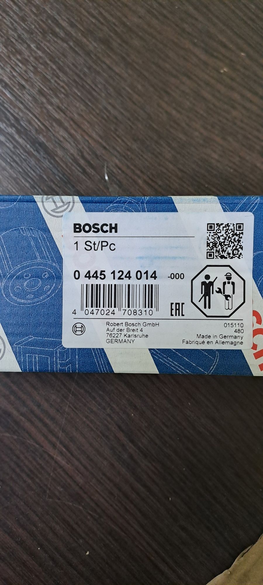 Форсунка 0445124014 (50438875, 504388750) для Case, New Holland, Fiat,