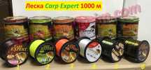 Леска Carp Expert 300/1000 м в разных цветах и диаметрах