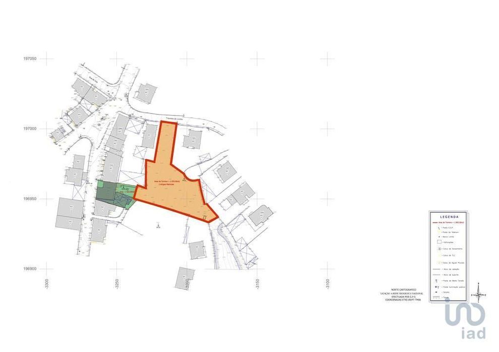 Terreno para construção em Fafe de 1559,00 m2