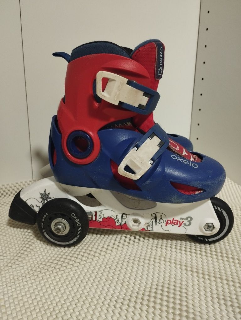 Patins oxelo 26-28 + proteções