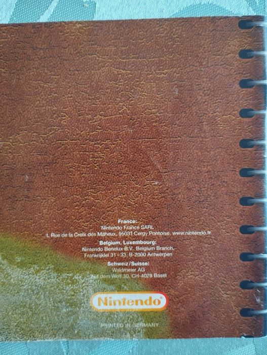 Manuais jogos game boy