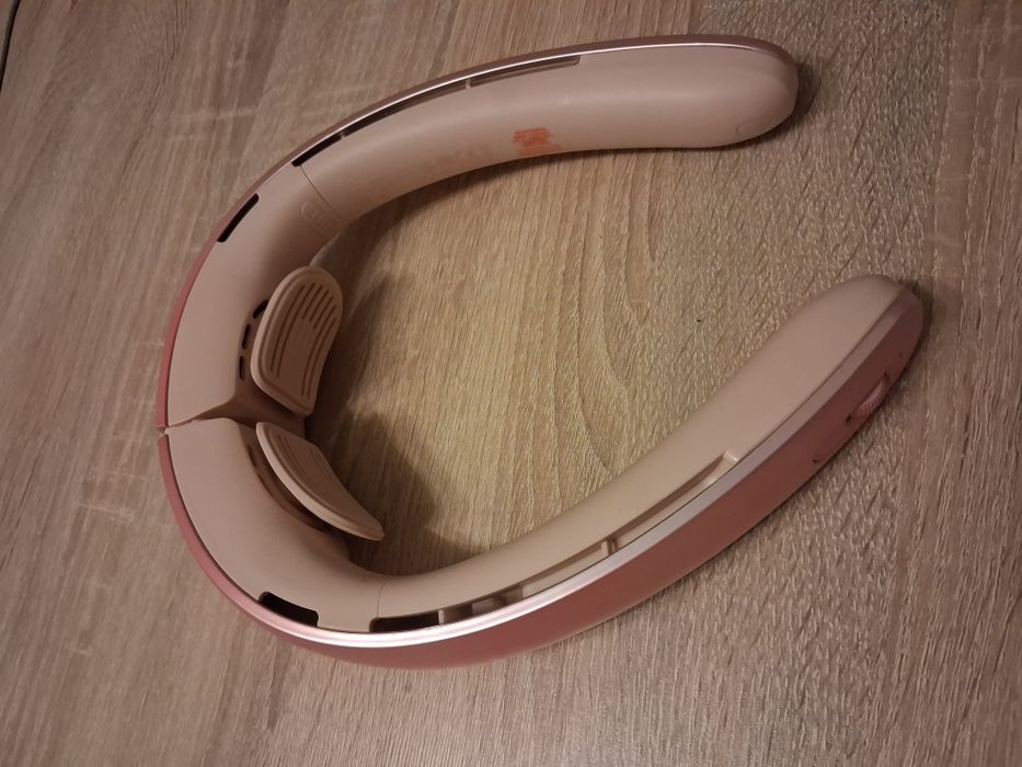 Wentylator Na Szyję JISULIFE Bezłopatkowy LED 100 Biegów USB 5000mAh C