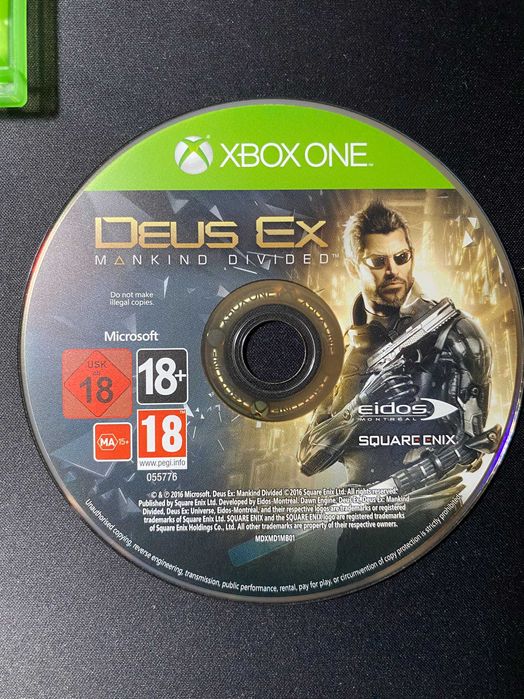 Deus Ex Mankind Divided Rozłam Ludzkości Day One Edition - Xbox One