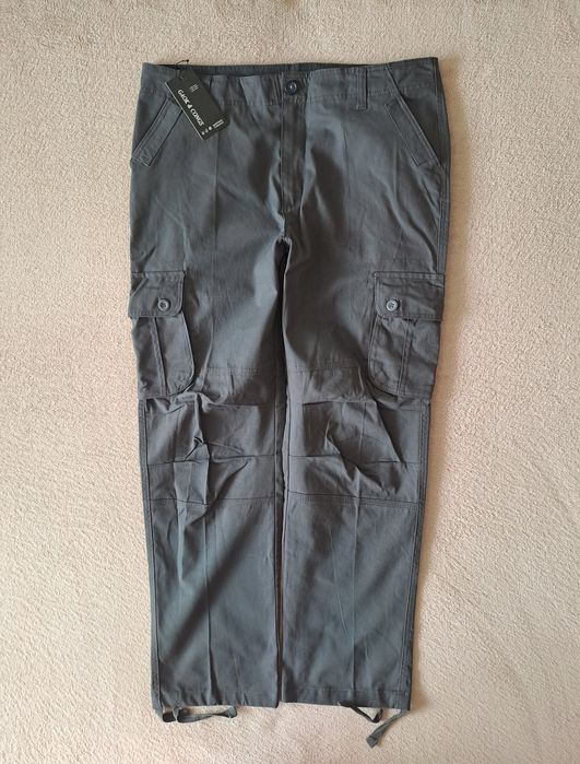 NOWE spodnie cargo GAOK & CONGS  roz. 38 military outdoor styl komfort