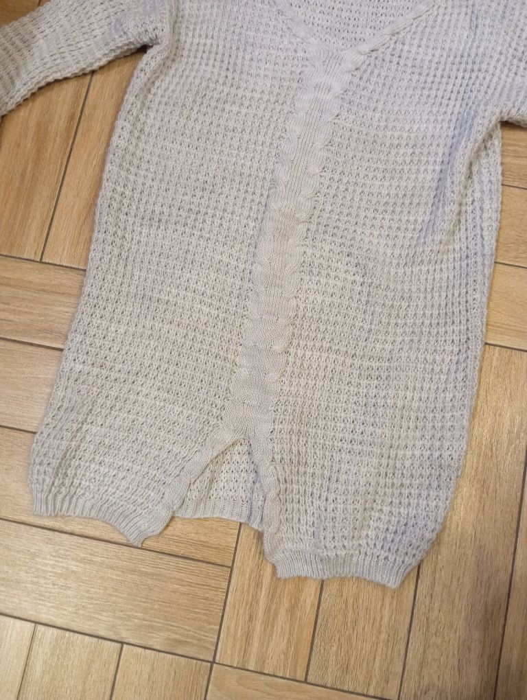 Szary sweter damski tanio cheap winter autumn zima jesień woman kobiet