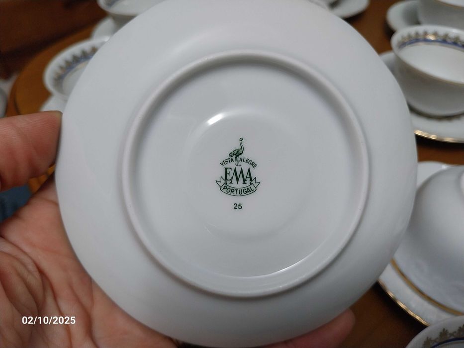 serviço de café da Vista Alegre