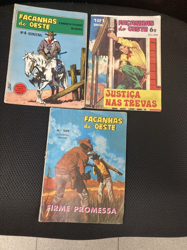Livros BD Façanhas do Oeste, Caravana, Trovão