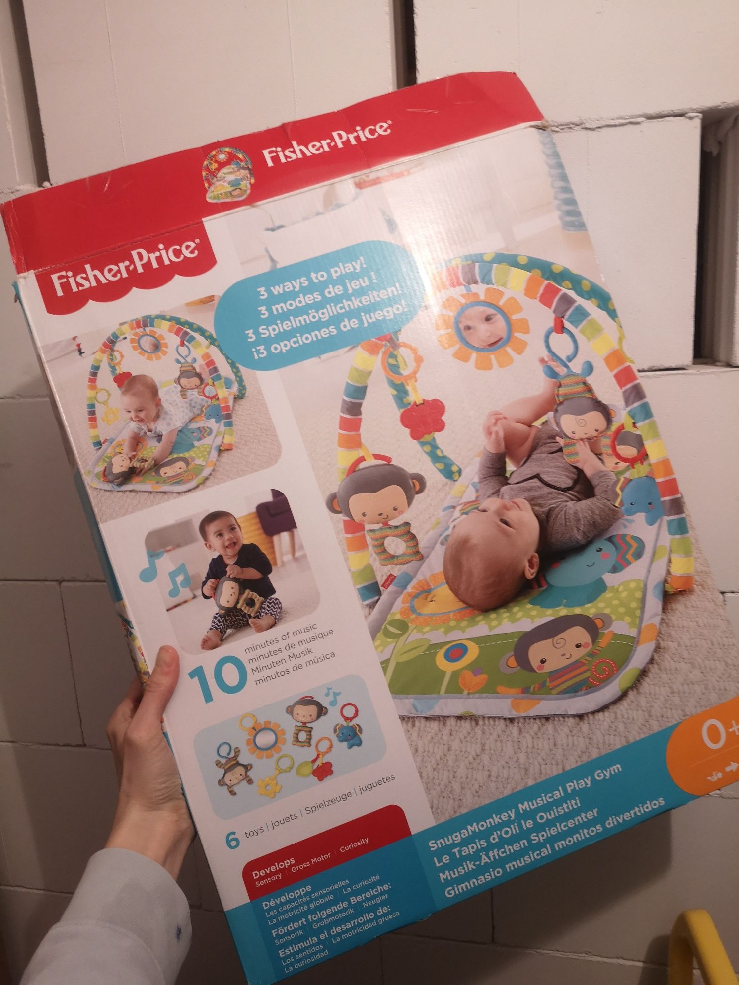 Mata edukacyjna gimnastyczna niemowlęca 0+ Fisher Price