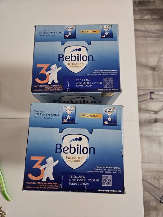 Mleko bebilon 3 nieotwarte