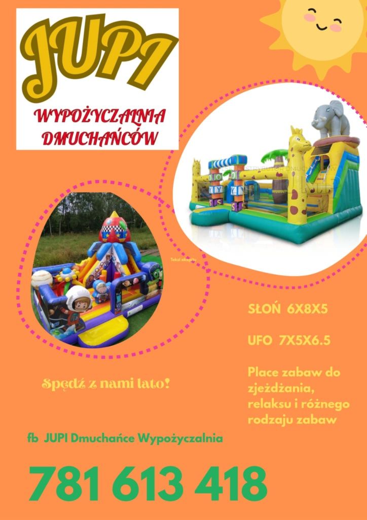 Dmuchańce wynajem