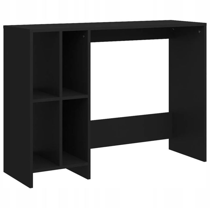 Biurko czarne Vidaxl kompaktowe pod laptopa 102,5x75x35 cm