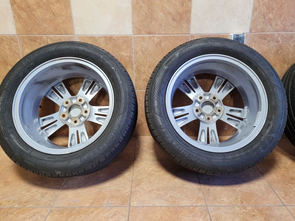 Komplet kół felgi honda cr-z 5x114,3 + opony letnie Goodyear 2022