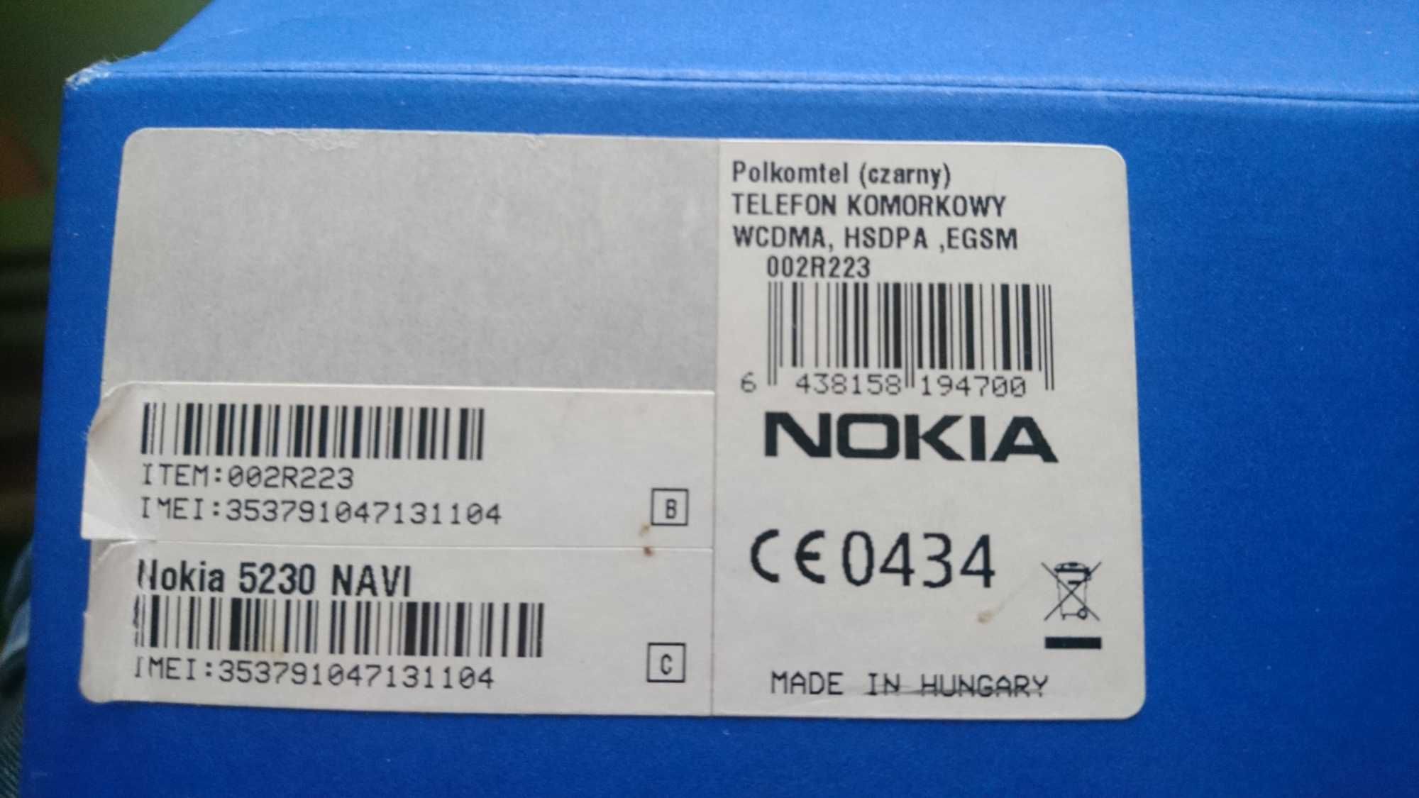 Nokia 5230 + cały zestaw, ładny sprawny egzemplarz dla kolekcjonera.