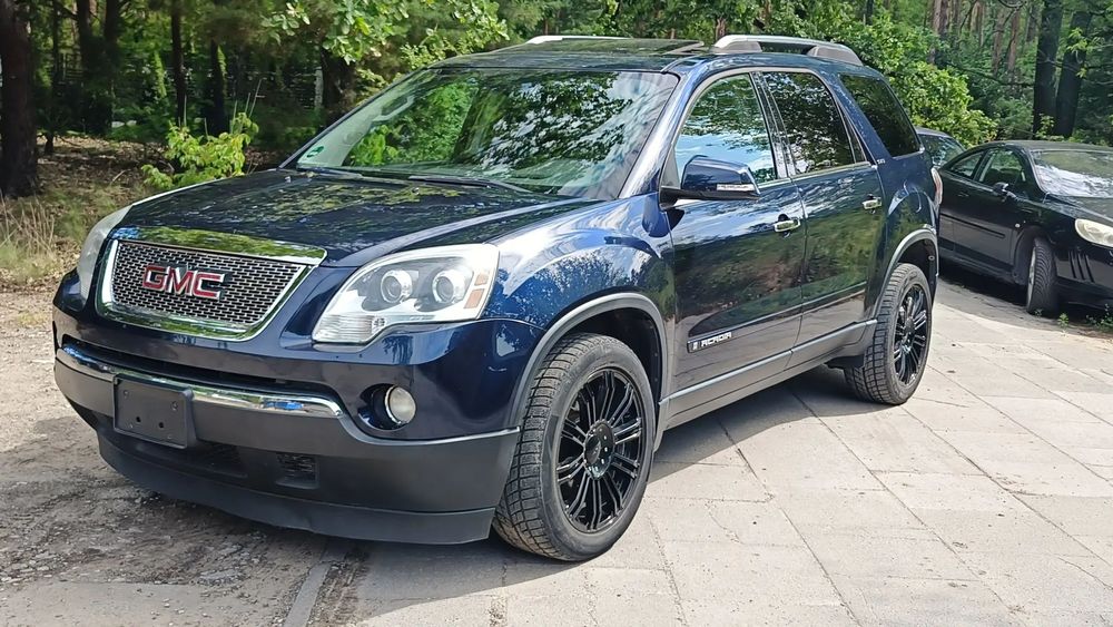 GMC Acadia 3.6V6 AUT.Gaz 8 Osobowy 4X4 Ładny DVD NAVI Alu 19"